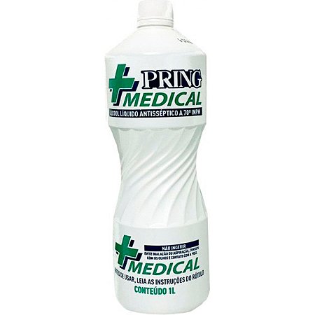 ÁLCOOL LÍQUIDO PRING 70º INPM - 1L