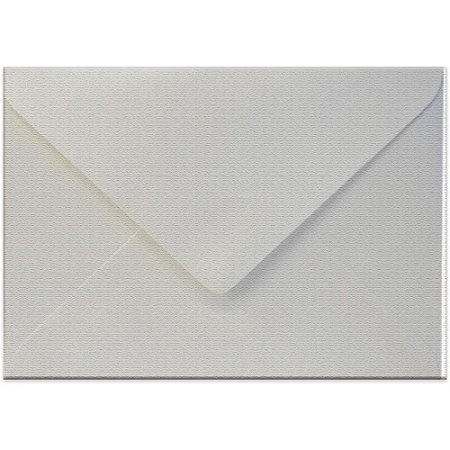 ENVELOPE VISITA TEXTURA LINHO 80G 80MMX115MM BRANCO C/100 UNIDADES - ROMITEC