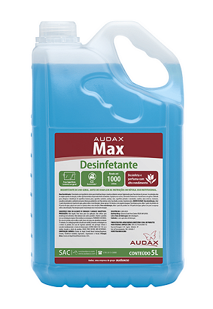 DESINFETANTE MAX TALCO AUDAX - 5L