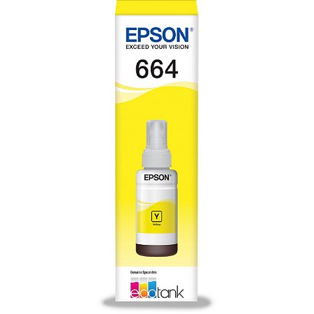 GARRAFA DE TINTA EPSON T664420-AL AMARELO - 70ML