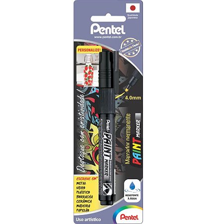 MARCADOR PAINT MARKER MMP20 PRETO - PENTEL