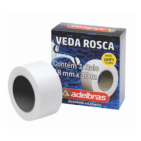 FITA VEDA ROSCA 18MMX10M - ADELBRAS