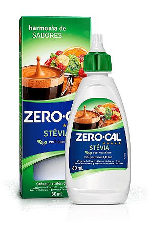 ADOÇANTE LÍQUIDO ZERO-CAL STÉVIA - 80ML