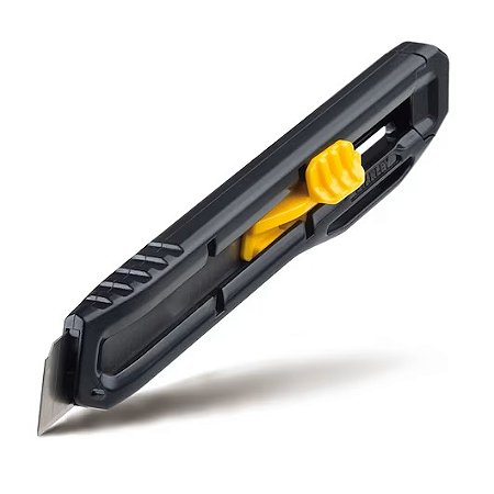 ESTILETE RETRÁTIL COM TRAVA AUTOMÁTICA 18MM - STANLEY