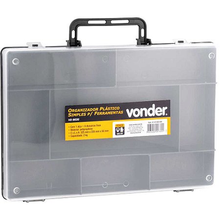 ORGANIZADOR PLÁSTICO VD 8020 - VONDER