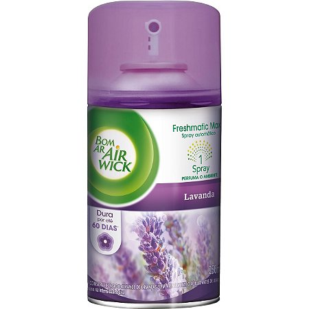 BOM AR AIR WICK FRESHMATIC REFIL LAVANDA - 250ML