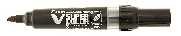 MARCADOR PERMANENTE V SUPER COLOR PRETO - PILOT