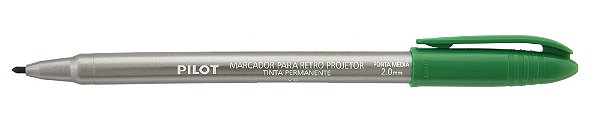 MARCADOR PARA RETRO PROJETOR 2.0MM VERDE - PILOT