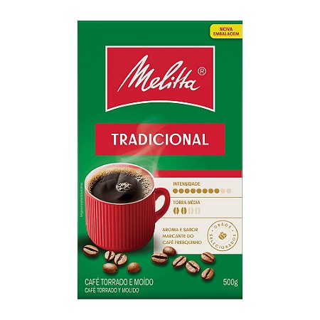 CAFÉ TRADICIONAL MELITTA VÁCUO - 500G