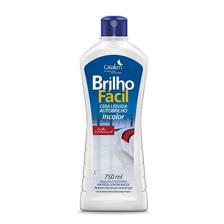 CERA LÍQUIDA INCOLOR BRILHO FÁCIL - 750ML