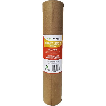 BOBINA KRAFT LISO E 80G 40CMX25M - ONPAPER