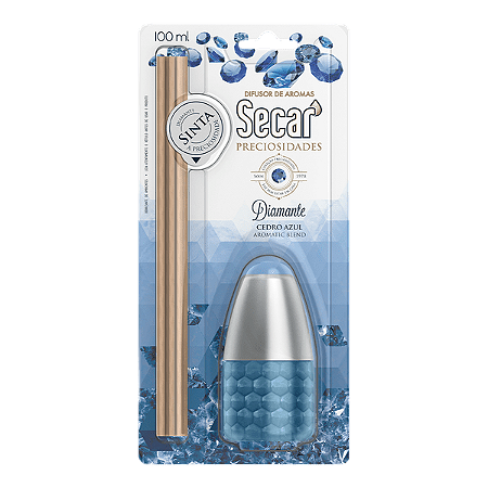 DIFUSOR DE AROMAS SECAR DIAMANTE - 100ML