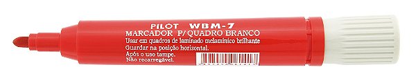MARCADOR PARA QUADRO BRANCO WBM-7 VERMELHO - PILOT