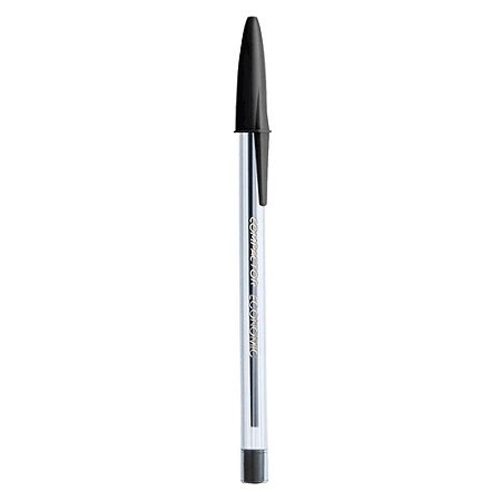 CANETA ESFEROGRÁFICA ECONOMIC 1.0MM PRETA - COMPACTOR