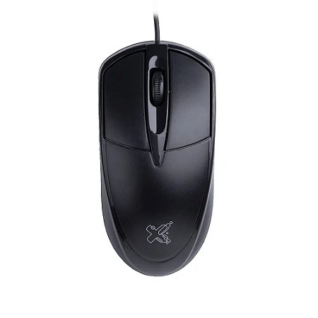 MOUSE USB 2.0 UNIVERSITÁRIO COM FIO PRETO - MAXPRINT