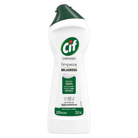 SAPONÁCEO CIF CREMOSO LIMÃO - 250ML