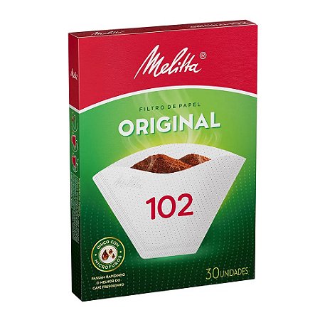 FILTRO DE PAPEL ORIGINAL 102 C/30 UNIDADES - MELITTA