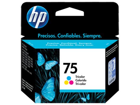 CARTUCHO HP 75 CB337WB COLORIDO - 5,5ML