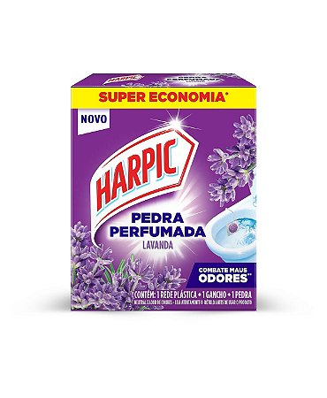PEDRA PERFUMADA LAVANDA - HARPIC