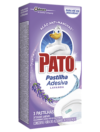 PATO PASTILHA ADESIVA LAVANDA C/3 UNIDADES - SC JOHNSON