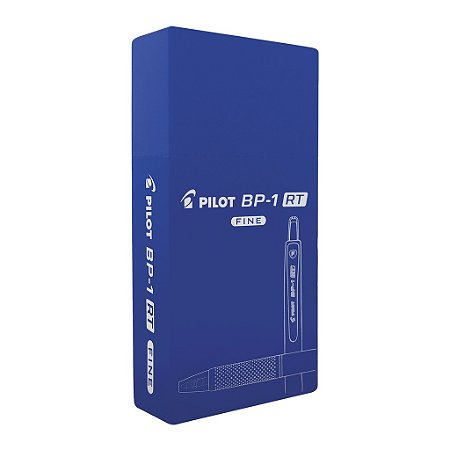CANETA ESFEROGRÁFICA BP-1 RT 0.7MM AZUL C/12 UNIDADES - PILOT