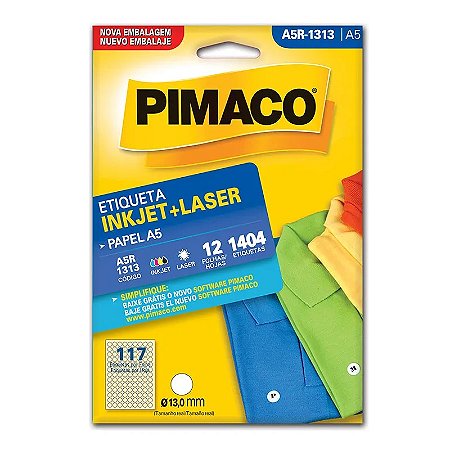 ETIQUETA A5R-1313 12 FOLHAS - PIMACO
