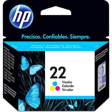 CARTUCHO HP 22 C9352AB COLORIDO - 6ML