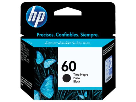 CARTUCHO HP 60 CC640WB PRETO - 4,5ML