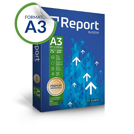 PAPEL REPORT A3 297MMX420MM PREMIUM - 500 FLS