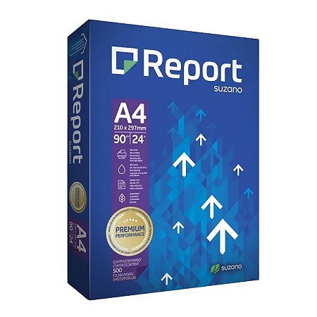 PAPEL REPORT PREMIUM A4 90G 210MMX297MM BRANCO - 500 FLS