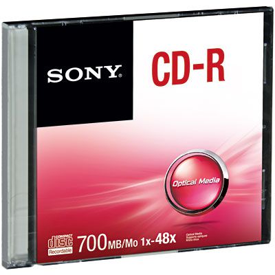 CD-R GRAVÁVEL 700MB SLIM - SONY