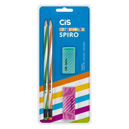KIT ESCOLAR SPIRO C/4 PEÇAS - CIS