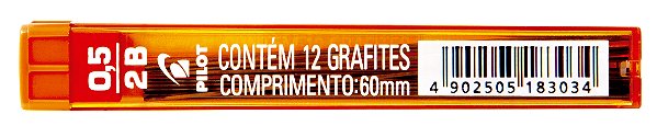 GRAFITE 0.5MM 2B C/12 GRAFITES - PILOT