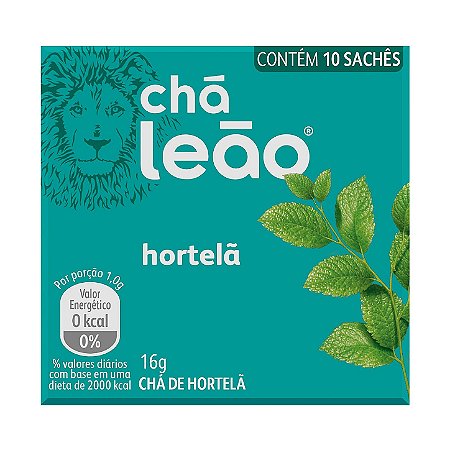 CHÁ HORTELÃ C/10 SAQUINHOS - LEÃO