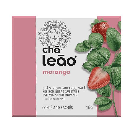 CHÁ MORANGO C/10 SACHÊS - LEÃO