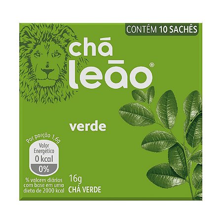 CHÁ VERDE C/10 SAQUINHOS - LEÃO