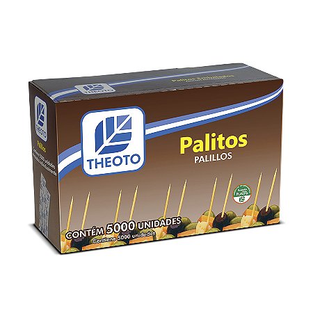 PALITO DE DENTE C/5000 UNIDADES - THEOTO