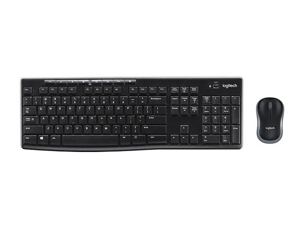 KIT WIRELESS (TECLADO/MOUSE) SEM FIO MK270 - LOGITECH