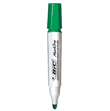 MARCADOR DE QUADRO BRANCO RECARREGÁVEL VERDE - BIC