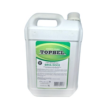 SABONETE LÍQUIDO TOP BEL ERVA DOCE - 5L