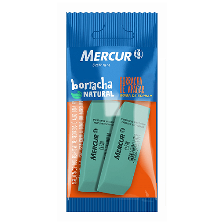 BORRACHA CLEAN VERDE C/2 UNIDADES - MERCUR