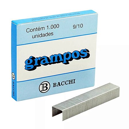 GRAMPO 9/10 GALVANIZADO C/1000 UNIDADES - BACCHI