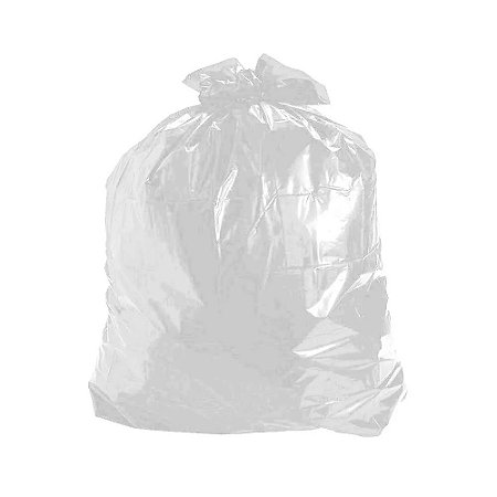 SACO PARA LIXO 300 LITROS MÉDIO TRANSPARENTE C/100 UNIDADES - PLASTBAMA