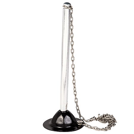 CANETA FIXA POLIDA C/BASE PRETA - SEMPRE CONSIGO