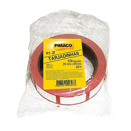 ETIQUETA TARJADINHA RT-2 C/500 UNIDADES - PIMACO