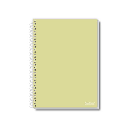 CADERNO UNIVERSITÁRIO ESPIRAL CAPA DURA OFFICE COLORS 80 FLS - PAUTA BRANCA