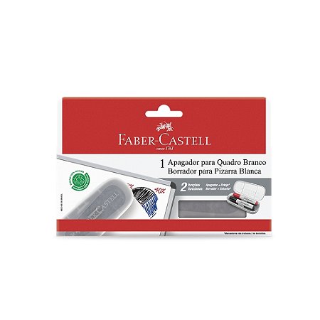 APAGADOR PARA QUADRO BRANCO - FABER-CASTELL