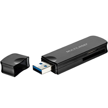 LEITOR DE CARTÃO SUPER SPEED USB 3.0 AC290 - MULTILASER