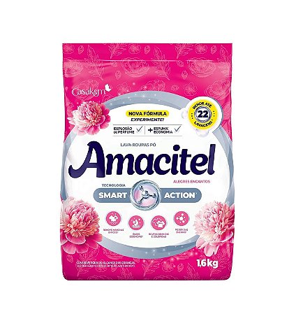LAVA-ROUPAS AMACITEL ALEGRES ENCANTOS - 1,6KG