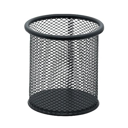 PORTA CANETA ARAMADO REDONDO PRETO - BRW